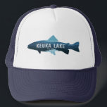 Keuka Lake New York Fish Keps<br><div class="desc">Keuka Lake is one of the major Finger Lakes in the U.S. state of New York and is famous for its fishing,  especially lake trout,  rainbow trout,  brown trout and landlocked salmon.</div>