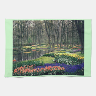 Keukenhof en blom- bankett kökshandduk