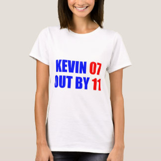 Kevin 07 ut vid t-skjortan för 11 damer tee shirt