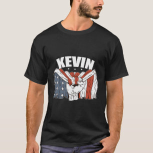 Kevin Birthday Patriotic First Namn Personlig U T Shirt