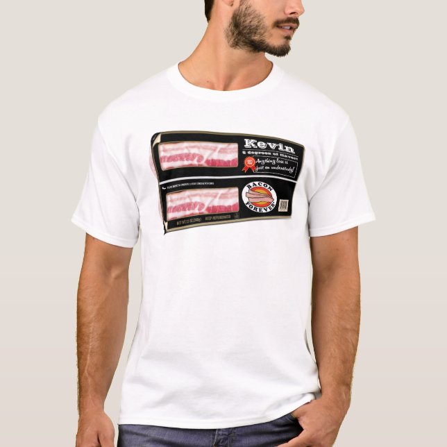 Kevin brännmärker bacon t-shirt (Framsida)