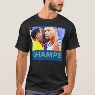 Kevin Durant Draymond Grönt Warriors Champs T Shirt