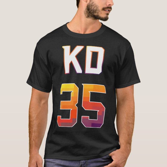 Kevin Durant Påstående Jersey Design T Shirt (Framsida)