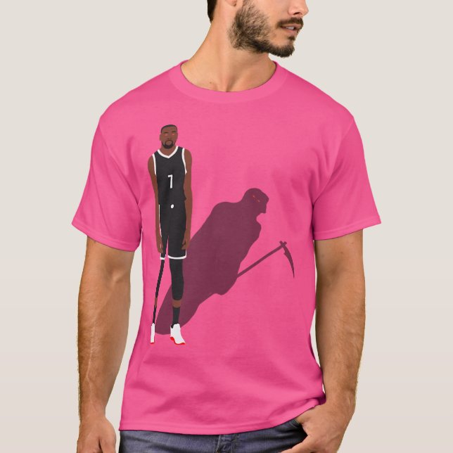 Kevin Durant Slim Reaper Brooklyn Nets T Shirt (Framsida)