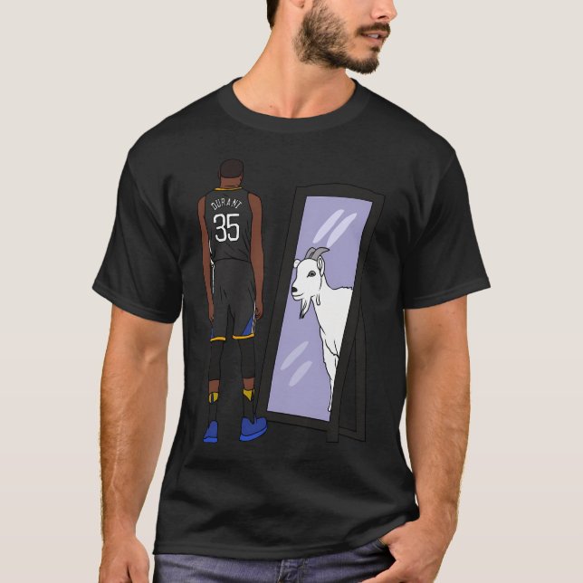 Kevin Durant Spegel Get (Golden State) T Shirt (Framsida)