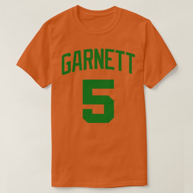 Kevin Garnett Jersey White T Shirt (Design framsida)