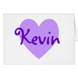 Kevin in Lila Hälsningskort