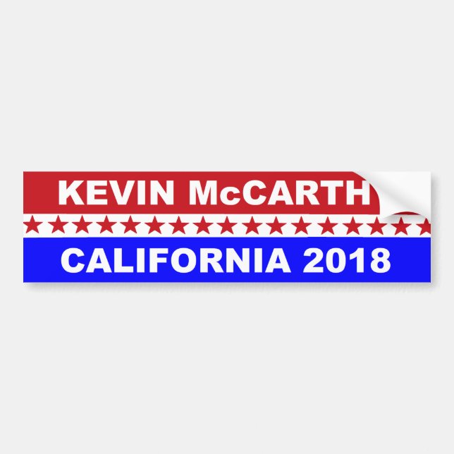 Kevin McCarthy Kalifornien kongress 2018 Bildekal (Framsidan)