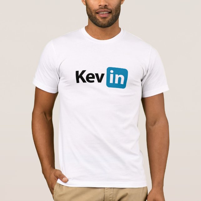 Kevin skjorta, stil 2 t-shirt (Framsida)