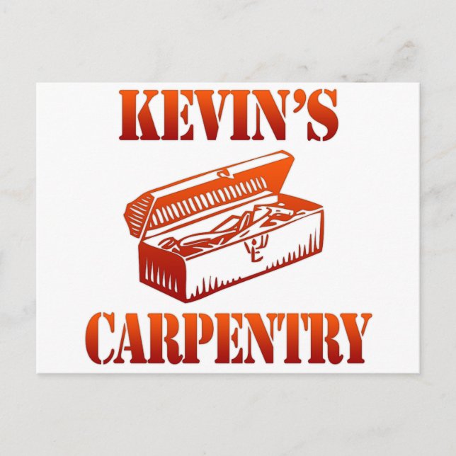 Kevin's Carpentry Vykort (Framsida)