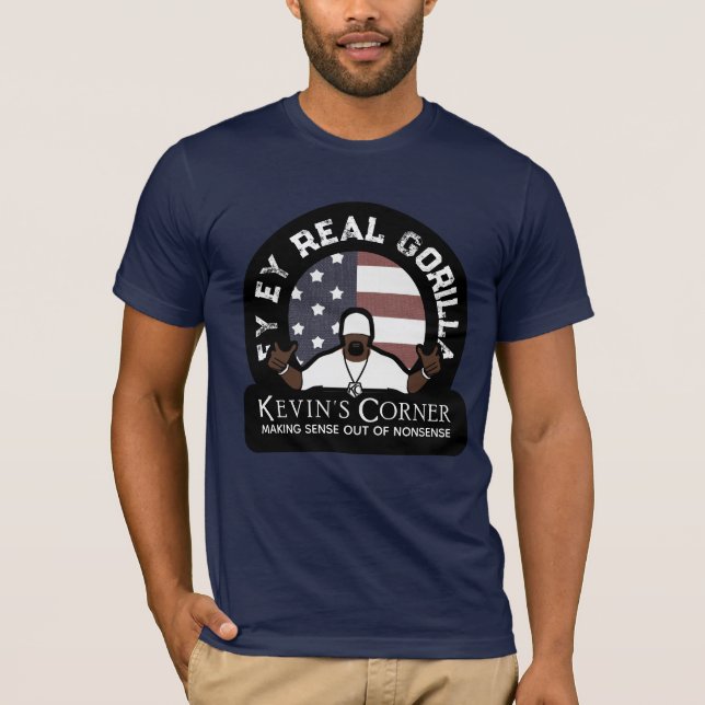 Kevin's Corner EY Real Gorilla Emblem T Shirt (Framsida)