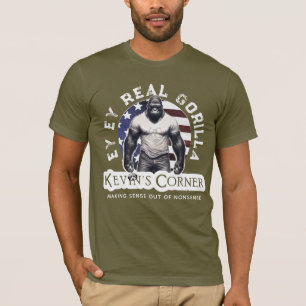 Kevin's Corner EY Real Gorilla Emblem T Shirt