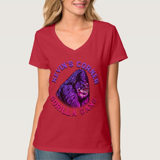Kevin's Corner GORILLA GANG T Shirt (Framsida)