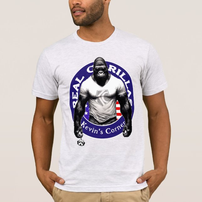Kevins Corner REAL GORILLAS T Shirt (Framsida)