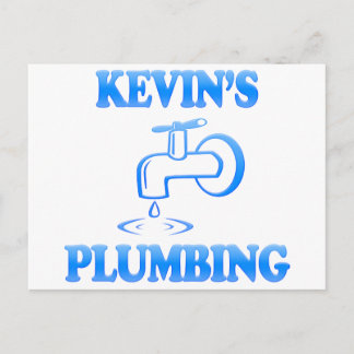 Kevin's Plumwing Vykort