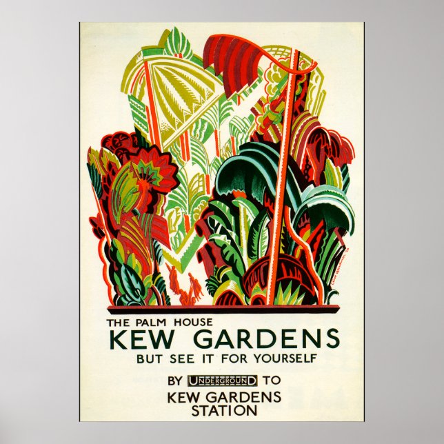 Kew Gardens - Storbritannien Poster (Framsidan)