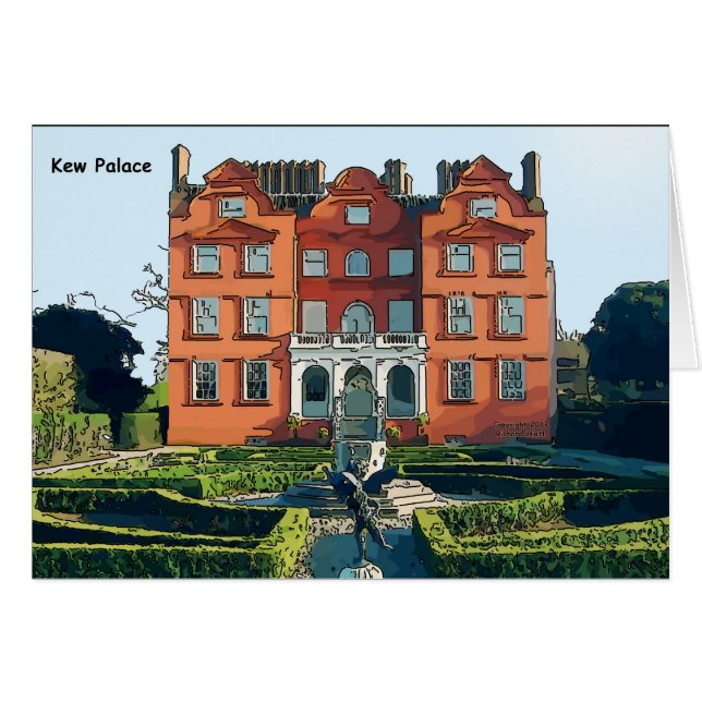 Kew Palace Hälsningskort (Framsidan Horizontal)