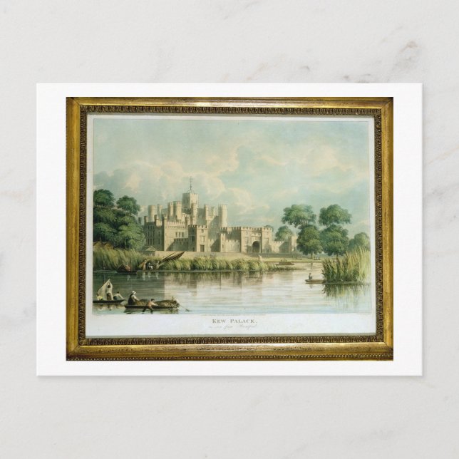 Kew Palace, sett från Brentford, graverat av Tho Vykort (Framsida)