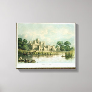 Kew slott som sett från Brentford som inristas av Canvastryck