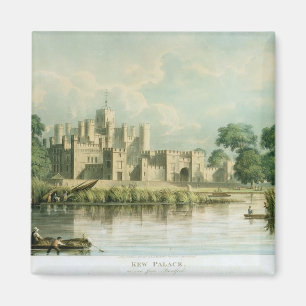 Kew slott som sett från Brentford som inristas av Magnet