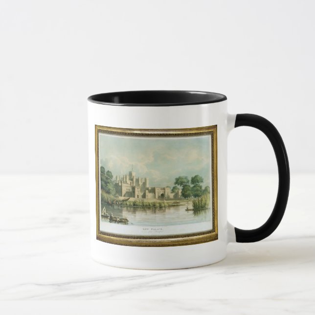 Kew slott som sett från Brentford som inristas av Mugg (Höger)