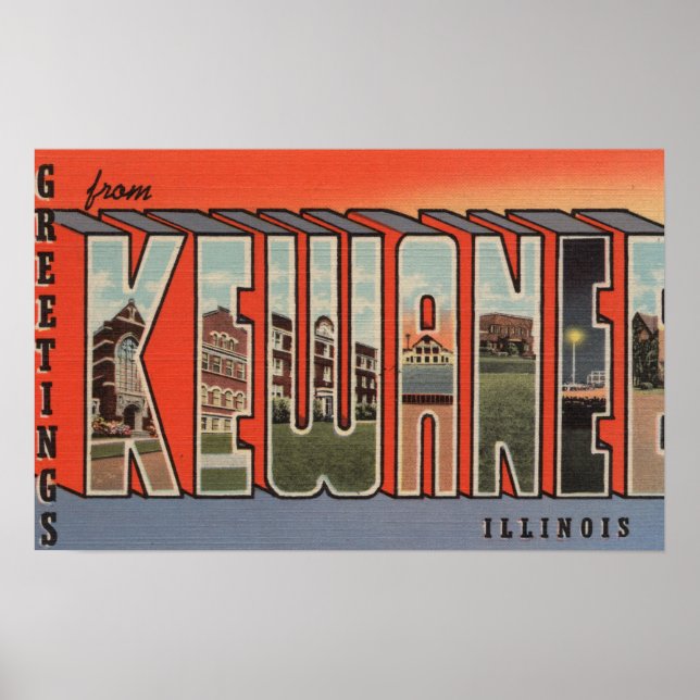 Kewanee, Illinois - Stora Brev Scenes 2 Poster (Framsidan)