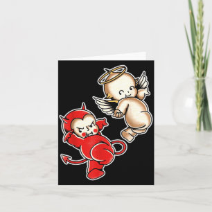 Kewpie Baby Djävels Ängel Keruber Kort