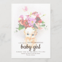 Kewpie Baby Shower-inbjudan Inbjudningar