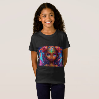 Kewpie "Enchanted Realm": Melanated Dragon-Unicorn T Shirt