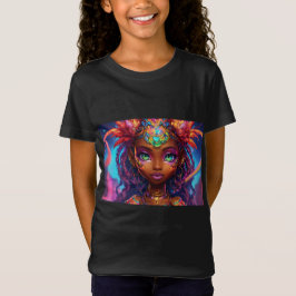 Kewpie "Enchanted Realm": Melanated Dragon-Unicorn T Shirt