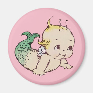 Kewpie Sjöjungfru Magnet