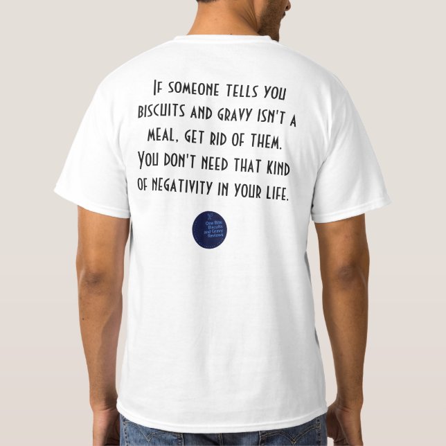 Kex och marin är en måltid t shirt (Baksida)