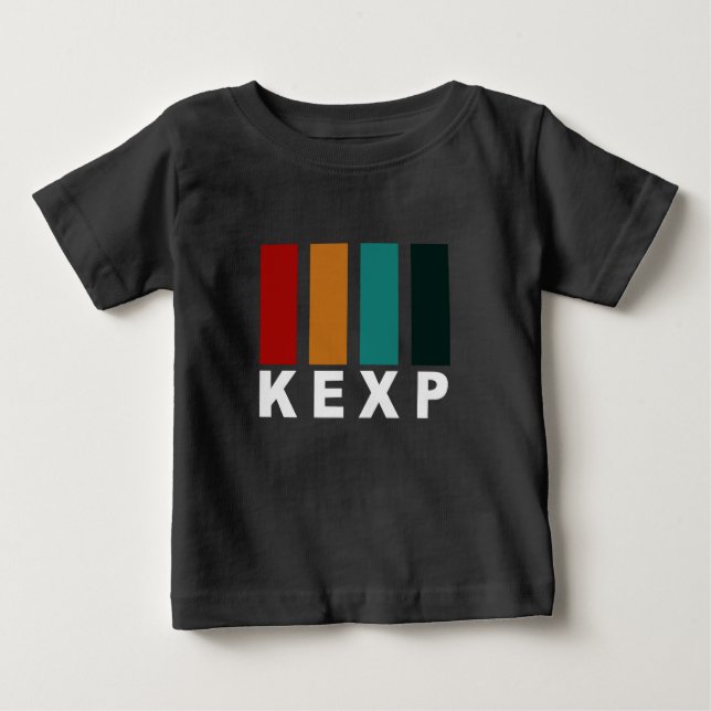 KEXP T-Shirt Best Logotyp KEXP Design Kort (Framsida)