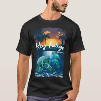 Key Largo Florida Manatees Semesterpresent Lamant T Shirt