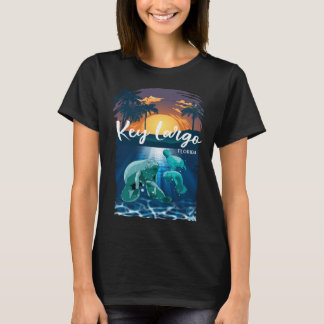 Key Largo Florida Manatees Semesterpresent Lamant T Shirt