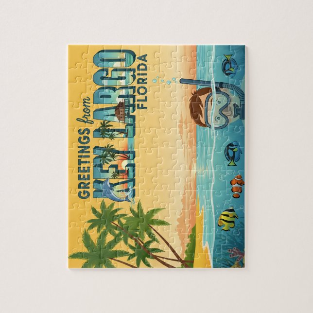 Key Largo Florida – Tropical Vacation Pussel (Vertikal)