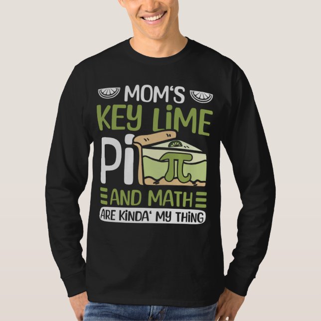 Key Lime Pie And Lemon Pie Dessert T Shirt (Framsida)