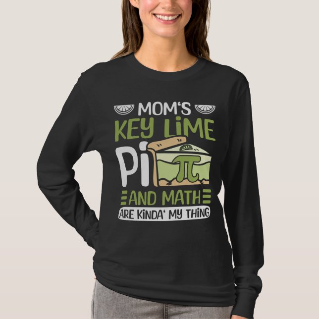 Key Lime Pie And Lemon Pie Dessert T Shirt (Framsida)