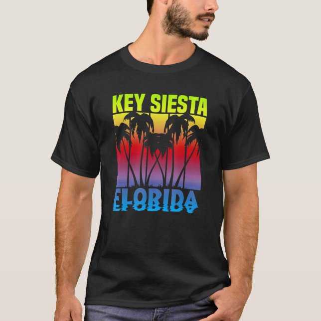 Key Siesta Florida 1 T Shirt (Framsida)