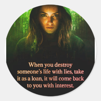 key tag runt klistermärke