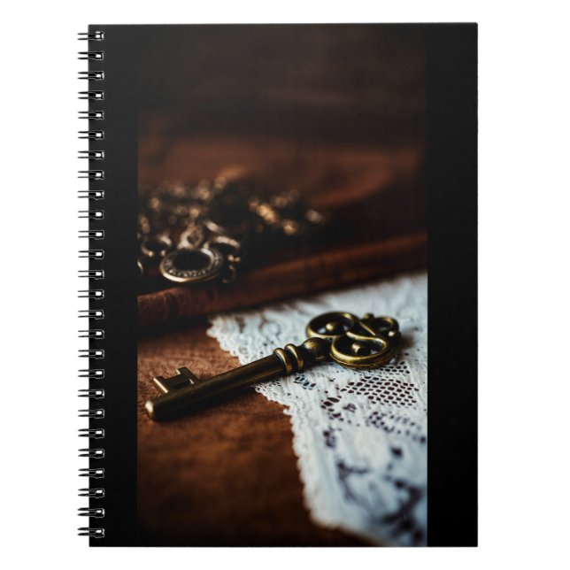 key vintage anteckningsbok (Framsidan)