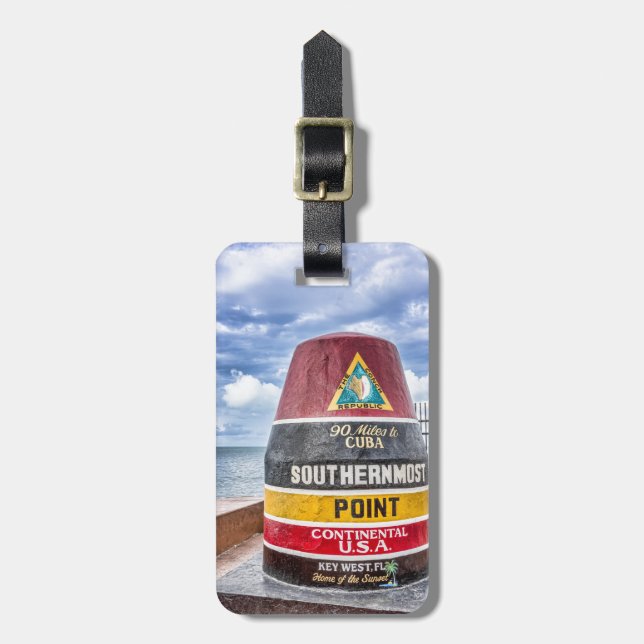 Key West bagagemärkre Bagagebricka (Vertikal Framsida)