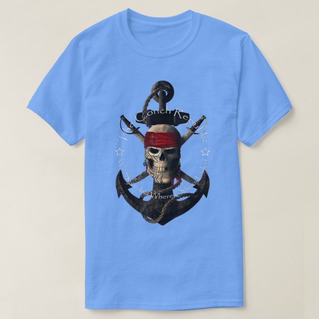 Key West Conch Republic We Seceded Where Others Fa T Shirt (Design framsida)