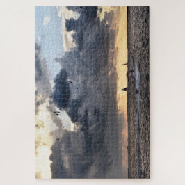 Key West-fiskebåt vid solnedgång Pussel