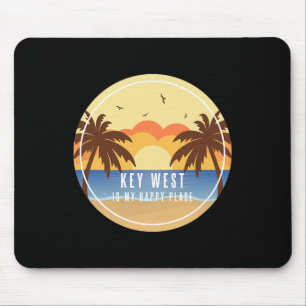 Key West Florida är min lyckliga plats Rolig stran Musmatta