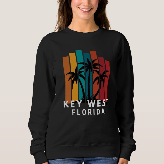 Key West Florida Family Vacation Beach Tropical T Shirt (Framsida)