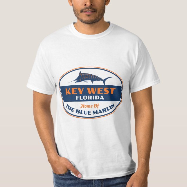KEY WEST FLORIDA FISH  T SHIRT (Framsida)