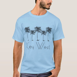 Key West Florida Kokospalmskogar Tee Shirt