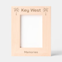 Key West Florida Lasergraverad ram