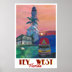 Key West Florida reser mest southernmost drömmar Poster